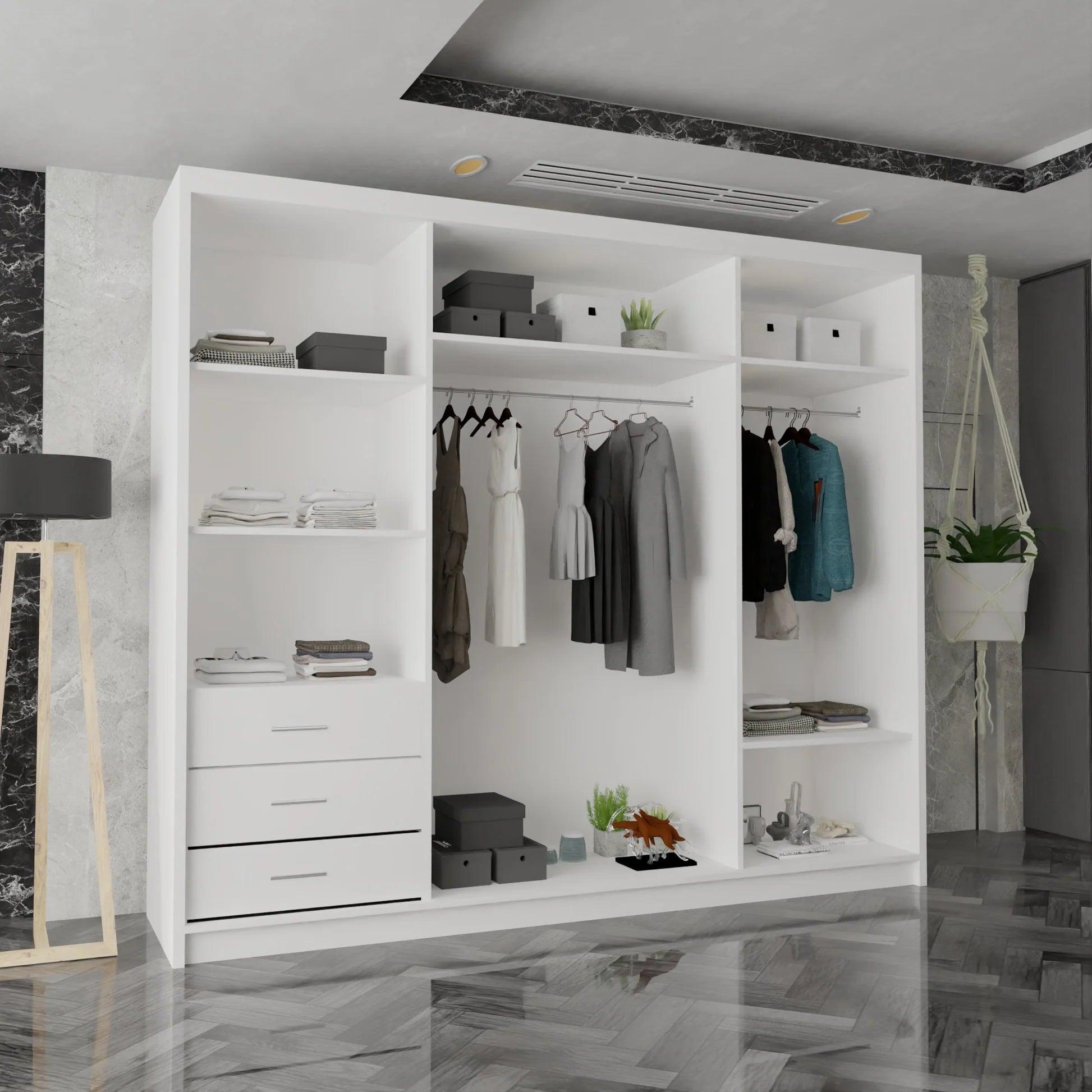 Brand New 250cm Slide Wardrobe - Sofaye