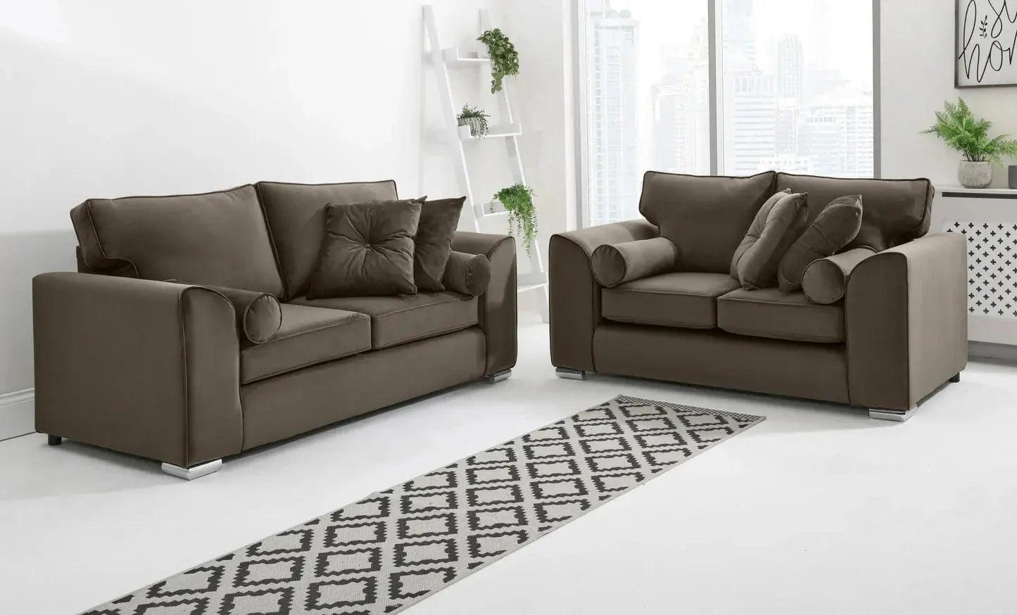 Brand New Dylan 3+2 Seater High Back Sofa - Sofaye