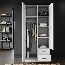 Brand New 2 Door Wardrobe With Drawers - Sofaye